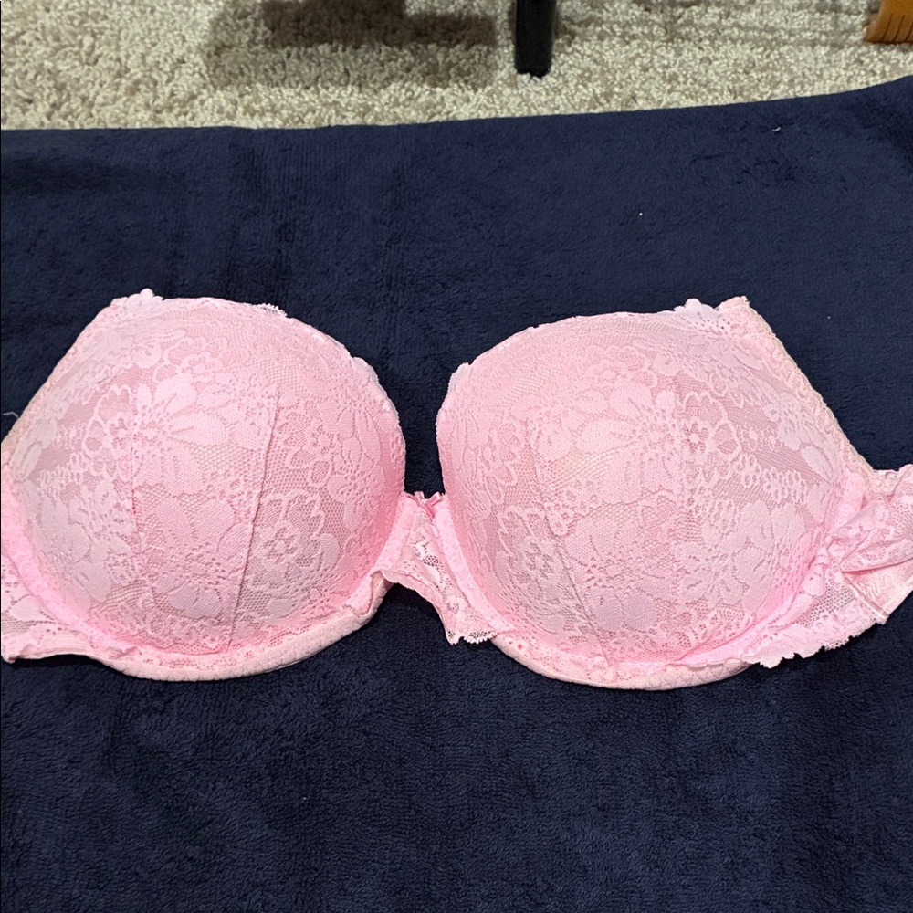 Victoria's Secret Pink Lace Bra Wink